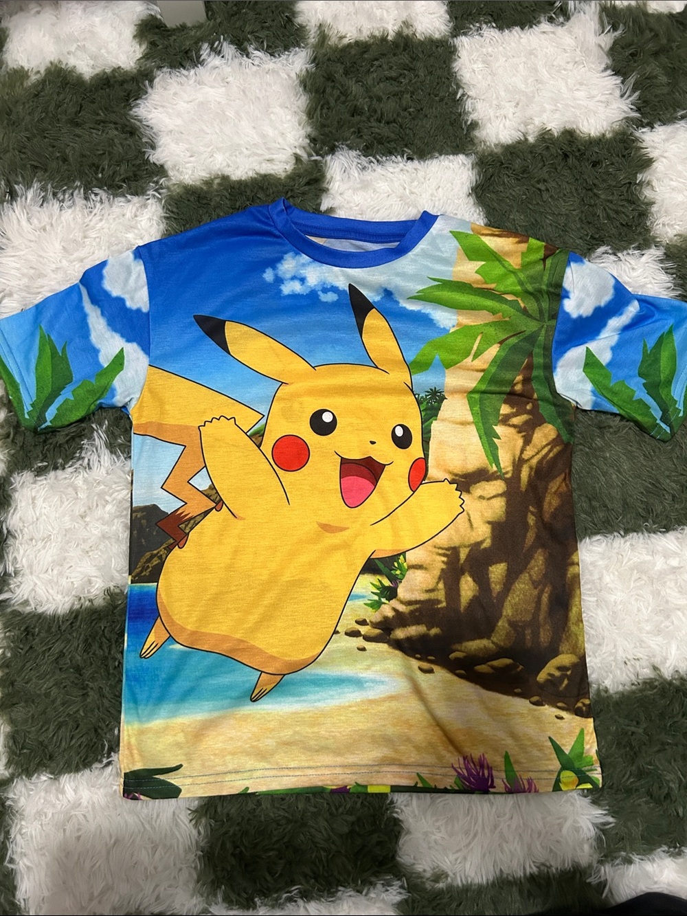 Pokemon Kids Pikachu Graphic Tee - Yellow, Blue, Green